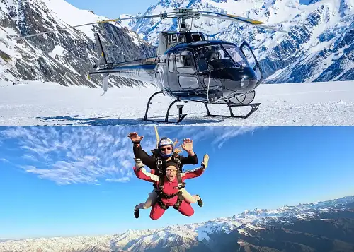 Tasman Glacier Helicopter Flight Franz Josef New Zealand