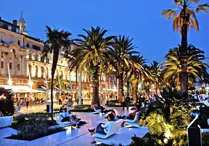 Split Old City and Diocletian's Palace Private Evening Tour